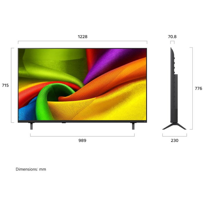 LG 55NU850B6LA NanoCell 55 pulg. 4K Ultra HD Smart TV Negro